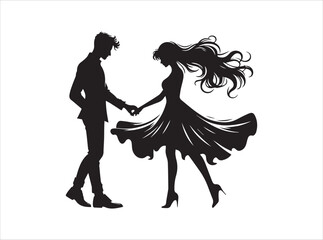 Fototapeta premium A couple holding each other in a loving embrace, symbolizing warmth and affection.