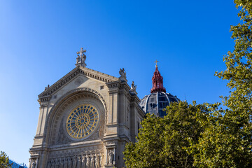 view of the church of Saint Augustine