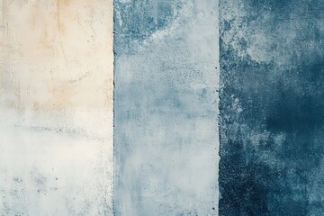 Textured wall with blue and beige tones