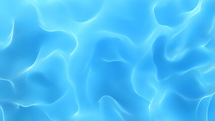 Obraz premium Abstract blue wavy background flowing smoothly in 3d space