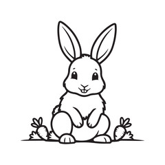 Cute Bunny's Carrot Craze