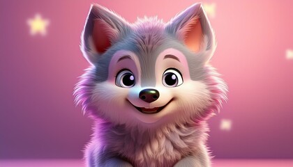 Niedlicher  Wolf