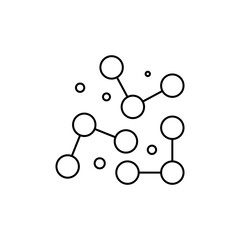 Food Molecule Outline icon for Nutrigenomics Insights.