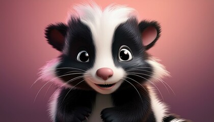 Obraz premium Niedliches Stinktier