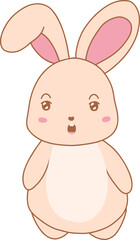 This playful cartoon bunny and rabbit clipart.perfect for celebrate with Easter Day and first easter for kids.