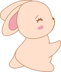 This playful cartoon bunny and rabbit clipart.perfect for celebrate with Easter Day and first easter for kids.