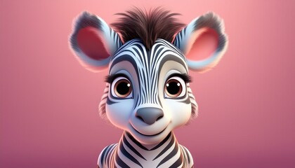 Fototapeta premium Niedliches Zebra