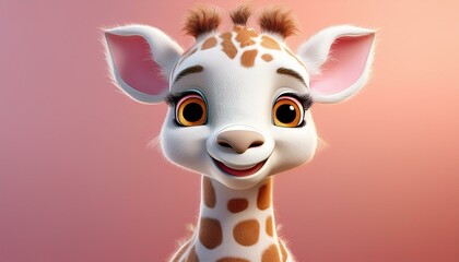 Obraz premium Niedliche Giraffe