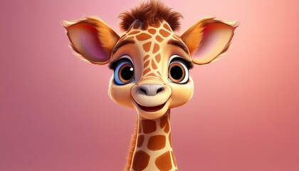Obraz premium Niedliche Giraffe