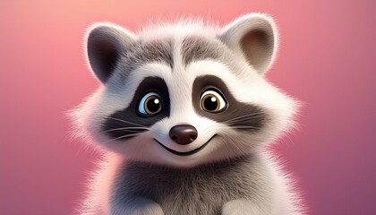 Niedlicher Waschb&auml;r