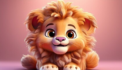 Obraz premium Niedlicher Löwe