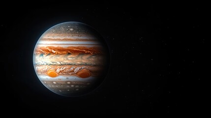 Jupiter's Atmosphere, Space Exploration, Cosmic Background, Planetary Science, Astronomy Image