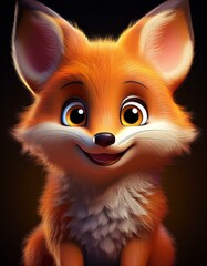 Obraz premium Niedlicher Fuchs