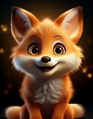 Fototapeta premium Niedlicher Fuchs