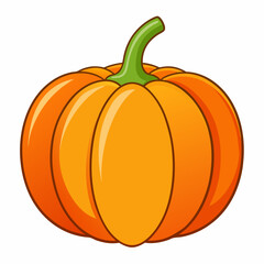 pumpkin isolated on white