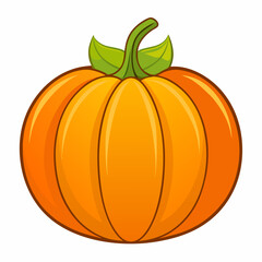 pumpkin isolated on white