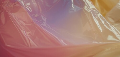 Abstract plastic figures with creases and highlights in dark pastel colors. For the background