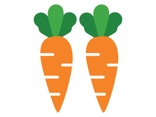 carrot illustration isolated on white background