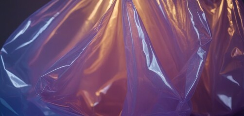 Abstract plastic figures with creases and highlights in dark pastel colors. For the background