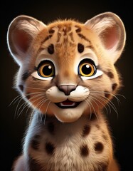 Fototapeta premium Niedlicher Puma