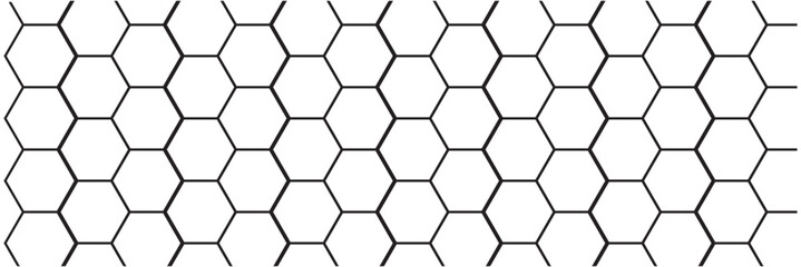 Fototapeta premium Abstract cube hexagon shape background. Vector banner design. Hexagons pattern. Geometric abstract background with simple hexagonal elements. Medical. Vector digital art banner