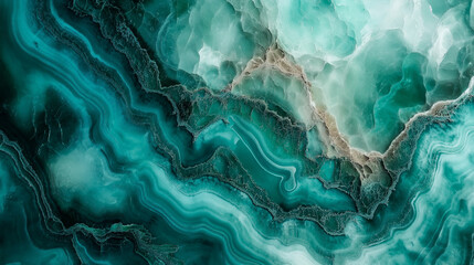 Naklejka premium Dark green , emerald turquoise light blue abstract background
