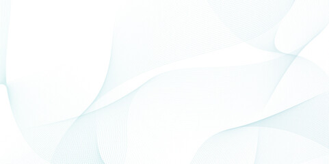 Abstract white background with blue smoke blend wave lines and technology background. Technology flow grid blend curve wave line digital isolated energy, music dynamic gradient thin digital line.
