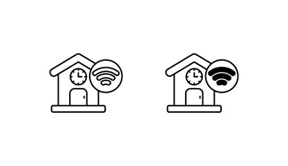 Internet icon design with white background stock illustration