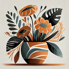 Plant in pot