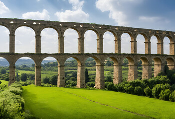 Obraz premium aqueduct of segovia spain