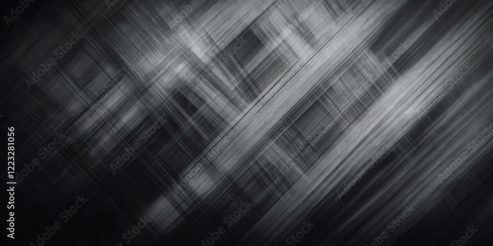 Poster geometric pattern with intersecting gray lines creating angular, modern graphic design background ac
