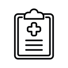 Fototapeta premium Healt report icon vector