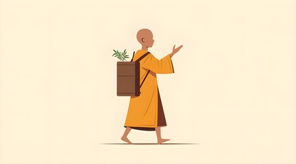 The Walking Monk
