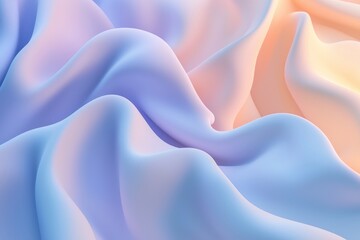 Obraz premium Abstract Pastel Waves of Soft Color and Light