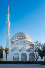 Obraz premium Abu Bekr Mosque Mosque of Sheikh Zamil Abdullah Al-Zamil Great Mosque Xhamia e Madhe Shkoder Albania