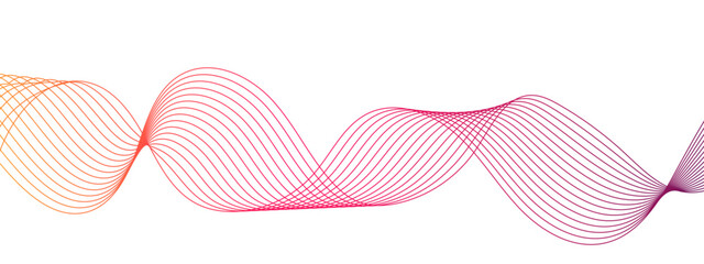  Abstract geometric wave line pattern, banner and design presentation. Colorful glowing frequency sound wave technology curve lines background. Modern stream wave background and Sound waves technology