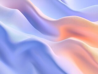 Fototapeta premium Abstract Pastel Waves Soft Gradient Texture