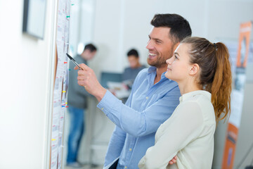 Obraz premium portrait of students watching exam results