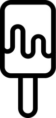 Ice cream summer icon