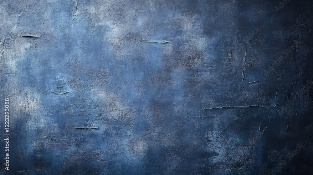 Poster dark blue textured background with a vintage and rustic atmosphere, perfect for adding depth and cha