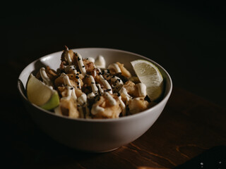 Fried squid