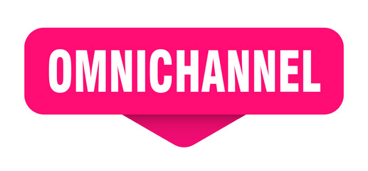 omnichannel sticker. omnichannel sign on transparent background