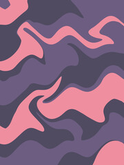 Pink purple doodle abstract background. Illustration for banner, poster, card