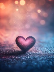 Obraz premium heart in the snow