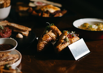 Table with dishes