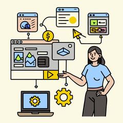 Web Design and Workflow Process in SVG