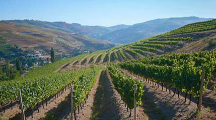 Fototapeta premium vineyard in region