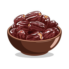 Dates Laban fruit Vectors