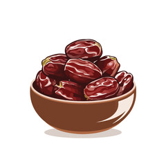 Dates Laban fruit Vectors & Illustrations