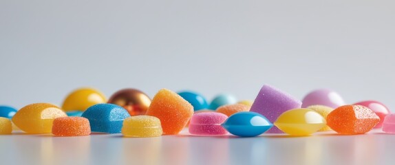 Colorful Candy Coating A Collection of Vibrant and Delicious Treats for All Occasions